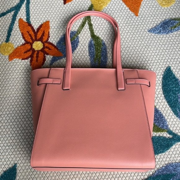Michael Kors Carmen Large Leather NS Tote Sherbert - Picture 4 of 16